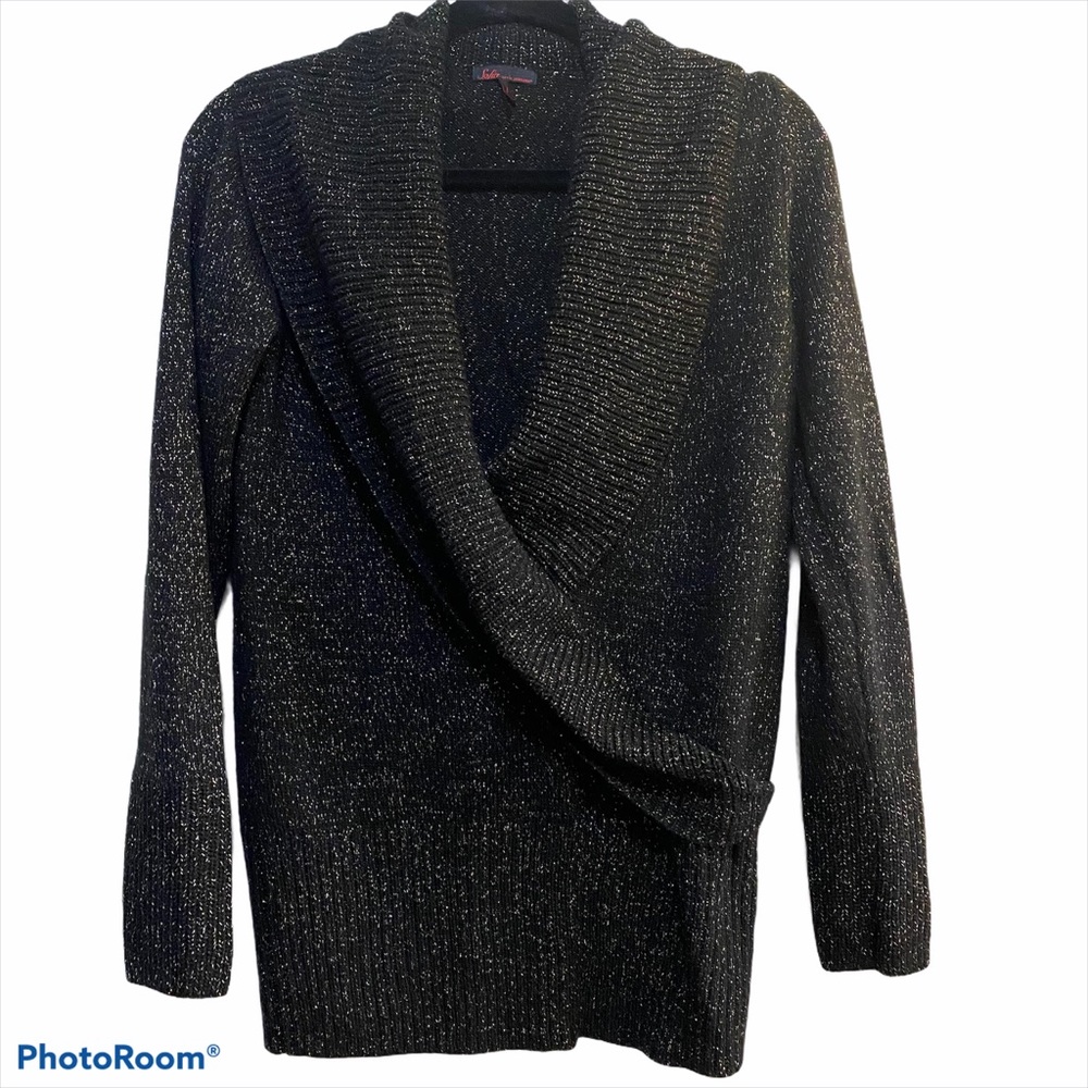 Sofia Vergara Women’s size L Black/Gold sweater